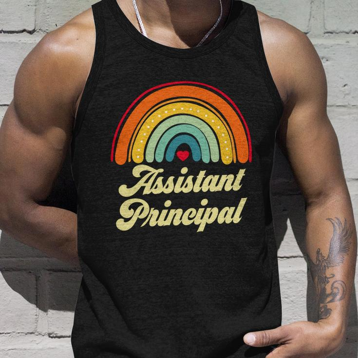 Assistant Principal Vintage Retro Funny Birthday Coworker Cool Gift Graphic Design Printed Casual Daily Basic Unisex Tank Top Gifts for Him