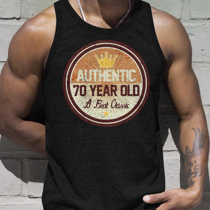 Authentic 70 Year Old Classic 70Th Birthday Tshirt Unisex Tank Top Gifts for Him