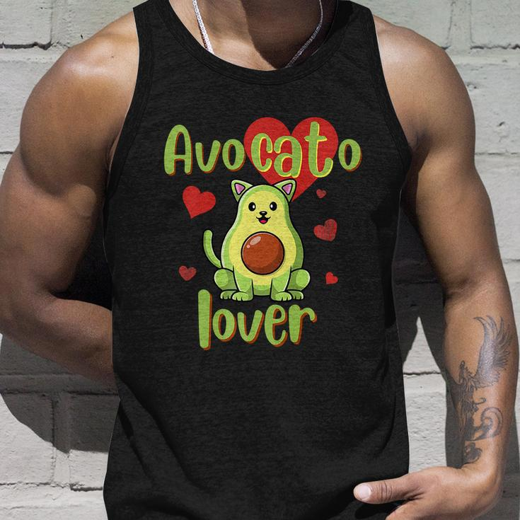 Avocato Avocado Cat Mom Cat Dad Lover Funny Cute Graphic Design Printed Casual Daily Basic Unisex Tank Top Gifts for Him