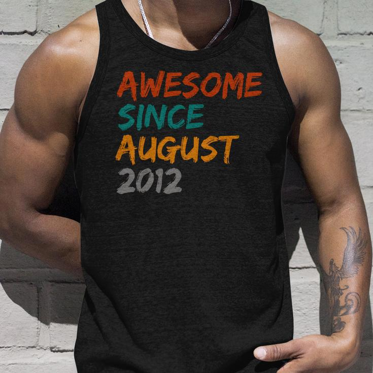 Awesome Since August V11 Unisex Tank Top Gifts for Him
