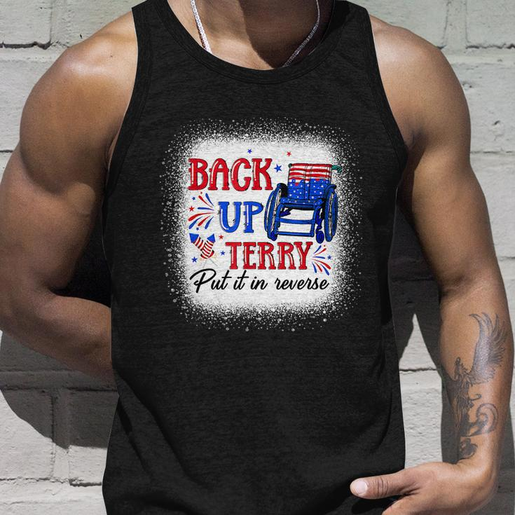 Back Up Terry Put It In Reverse 4Th Of July American Flag Unisex Tank Top Gifts for Him