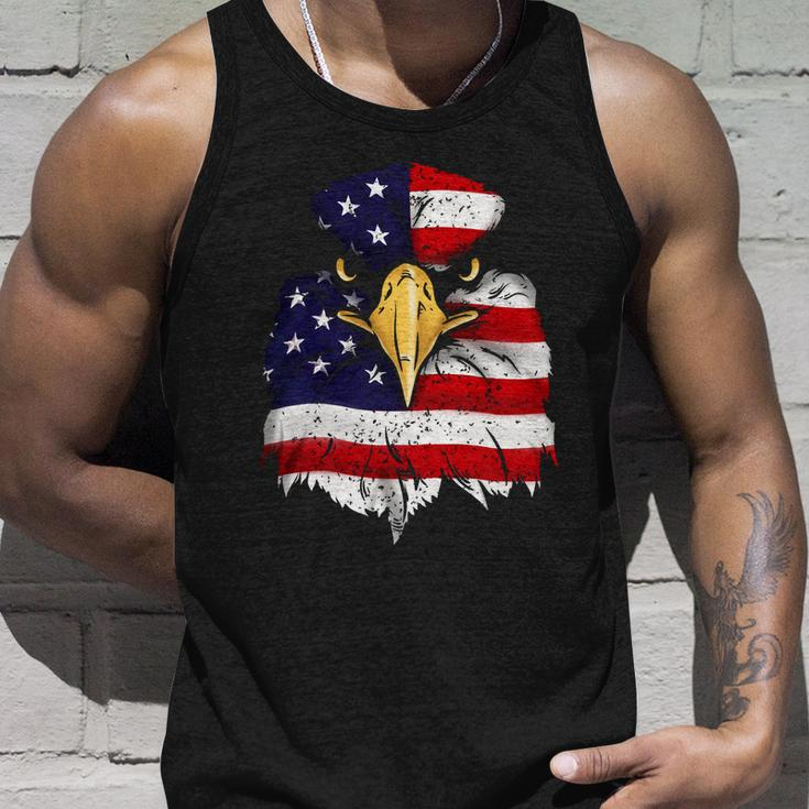 Bald Eagle 4Th Of July American Flag Patriotic Freedom Usa Gift Unisex Tank Top Gifts for Him