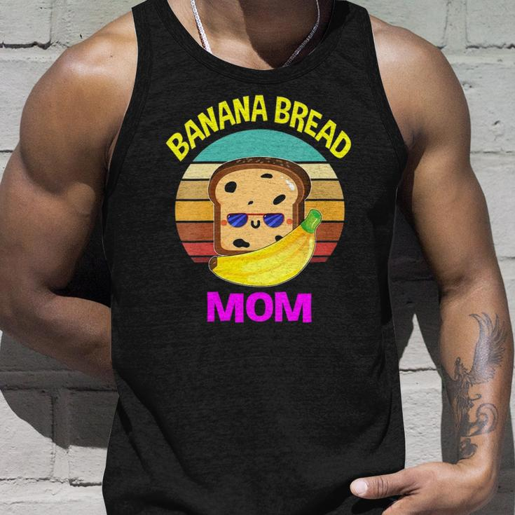 Womens Banana Bread Mom Lovers Food Vegan Mama Mothers Tank Top Gifts for Him