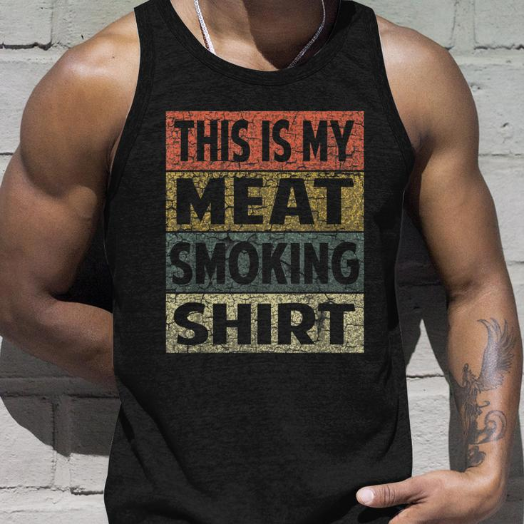 Bbq Smoker Funny Vintage Grilling Meat Smoking Tshirt Unisex Tank Top Gifts for Him
