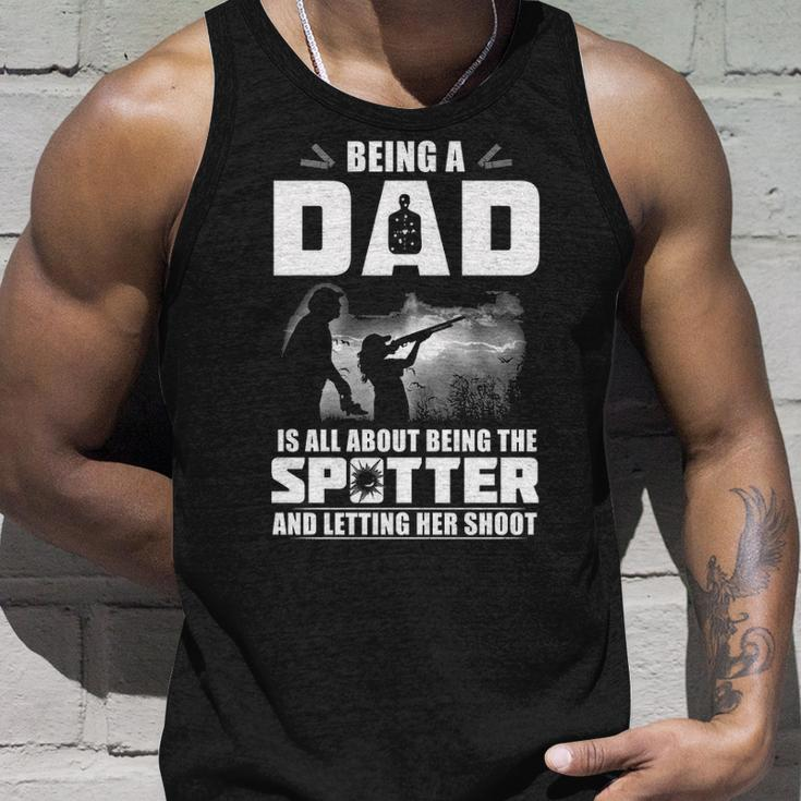 Being A Dad - Letting Her Shoot Unisex Tank Top Gifts for Him