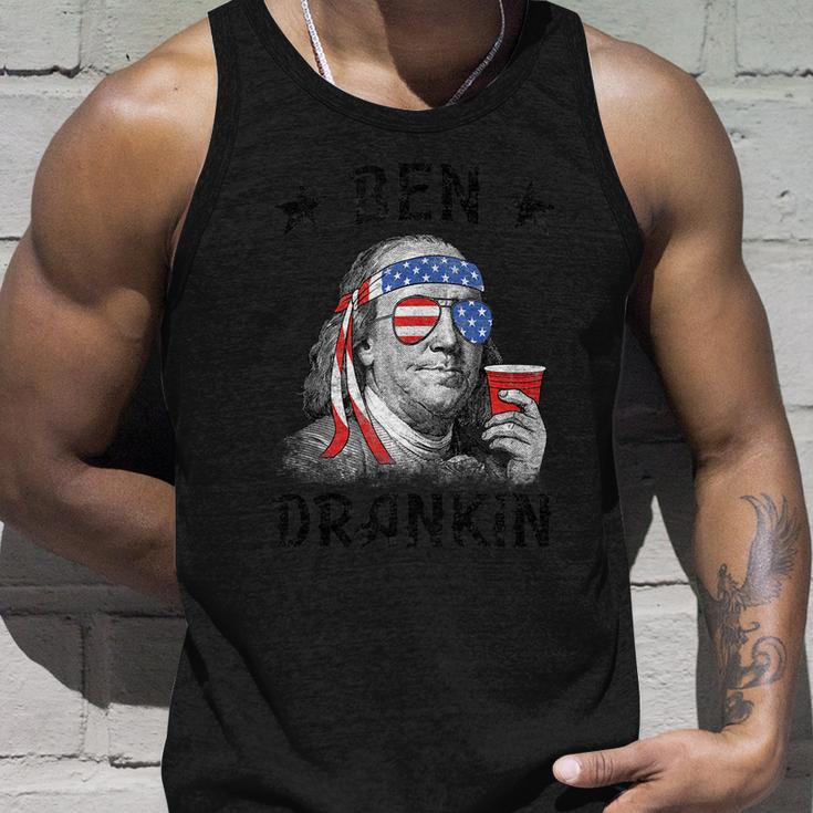 Ben Drankin Funny 4Th Of July Unisex Tank Top Gifts for Him