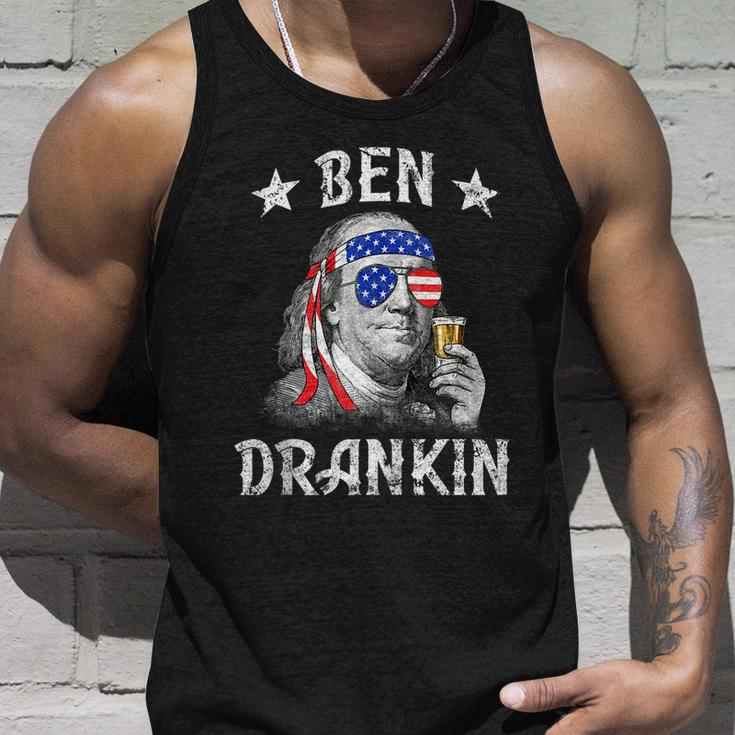 Ben Drankin Funny 4Th Of July V2 Unisex Tank Top Gifts for Him