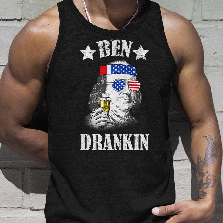 Ben Drankin Usa Patriotic Tshirt Unisex Tank Top Gifts for Him