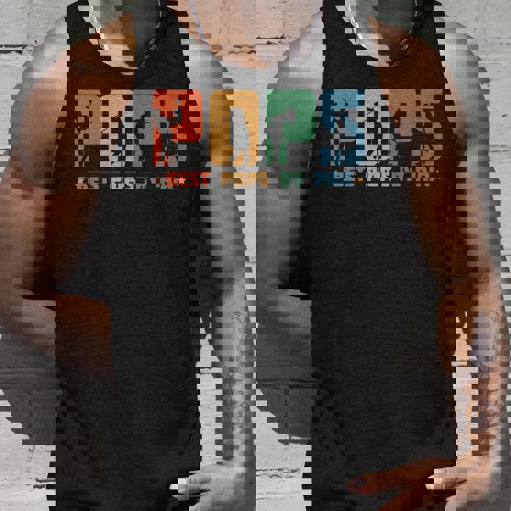 Best Pops By Par Golf Gift Vintage Retro Unisex Tank Top Gifts for Him