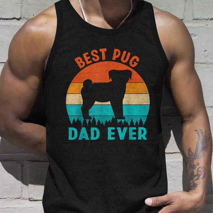 Best Pug Dad Ever Funny Gifts Dog Animal Lovers Walker Cute Graphic Design Printed Casual Daily Basic Unisex Tank Top Gifts for Him