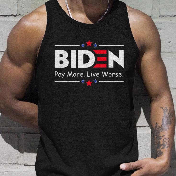 Biden Pay More Live Worse Anti Biden Unisex Tank Top Gifts for Him