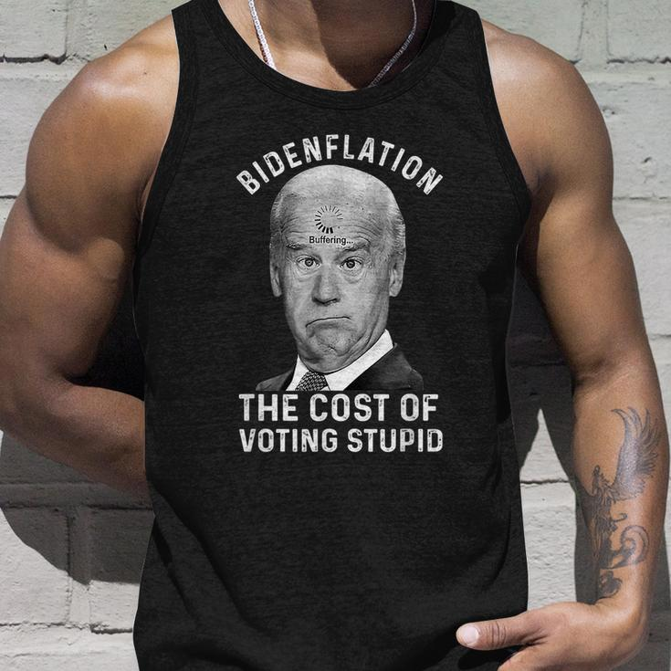 Bidenflation The Cost Of Voting Stupid Unisex Tank Top Gifts for Him