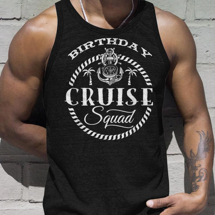 Birthday Cruise Squad Birthday Party Cruise Squad 2022 V2 Men Women Tank Top Graphic Print Unisex Gifts for Him