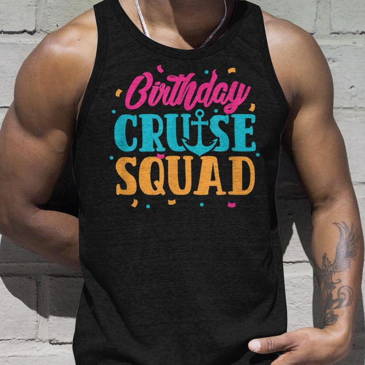 Birthday Cruise Squad Cruising Boat Party Travel Vacation Men Women Tank Top Graphic Print Unisex Gifts for Him