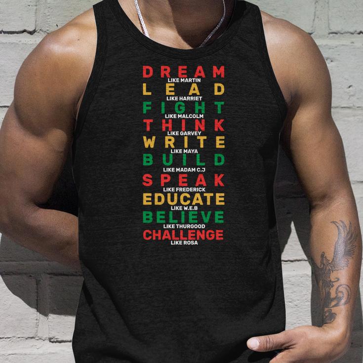 Black History Month Famous Figure Unisex Tank Top Gifts for Him