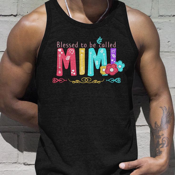 Blessed To Be Called Mimi Tshirt Unisex Tank Top Gifts for Him