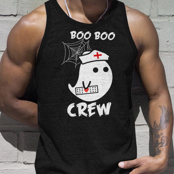 Boo Boo Crew Nurse Ghost Funny Halloween Unisex Tank Top Gifts for Him