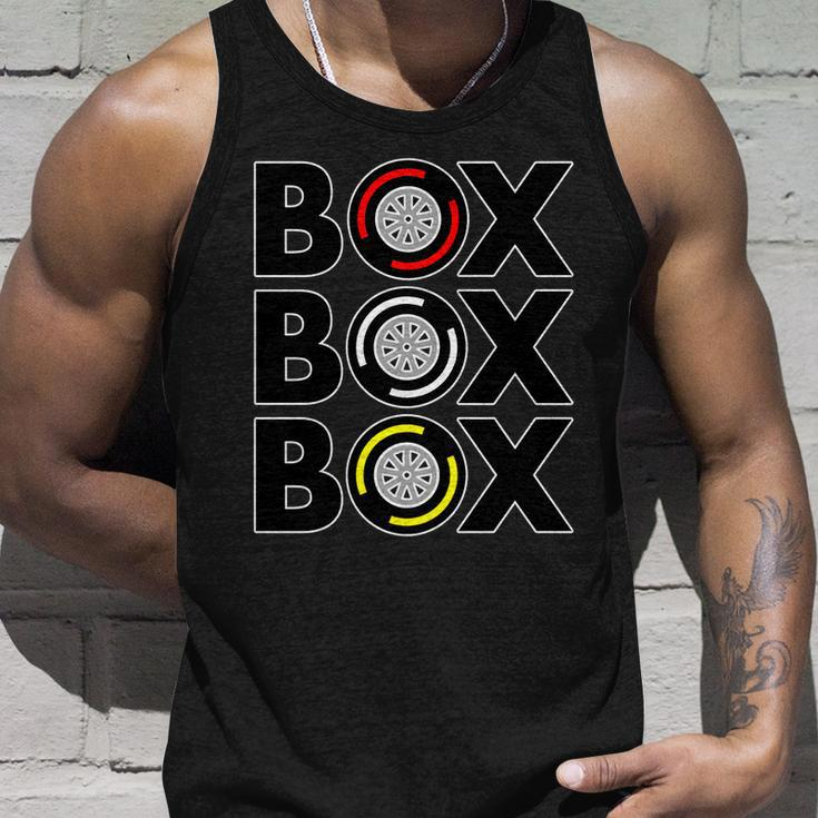 Box Box Box F1 Tire Compound Design Classic Tshirt Unisex Tank Top Gifts for Him