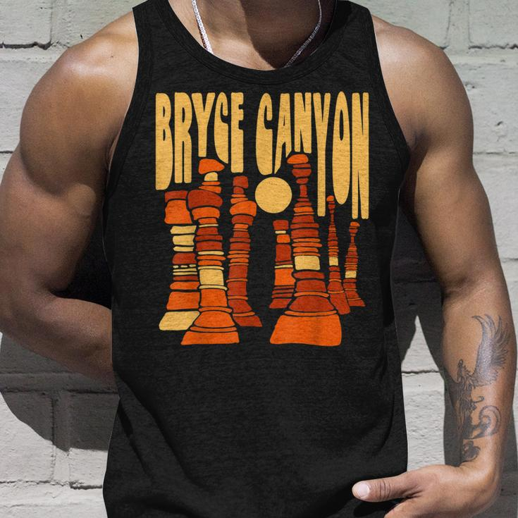 Bryce Canyon National Park Vintage Hoo Doo Retro Graphic Unisex Tank Top Gifts for Him