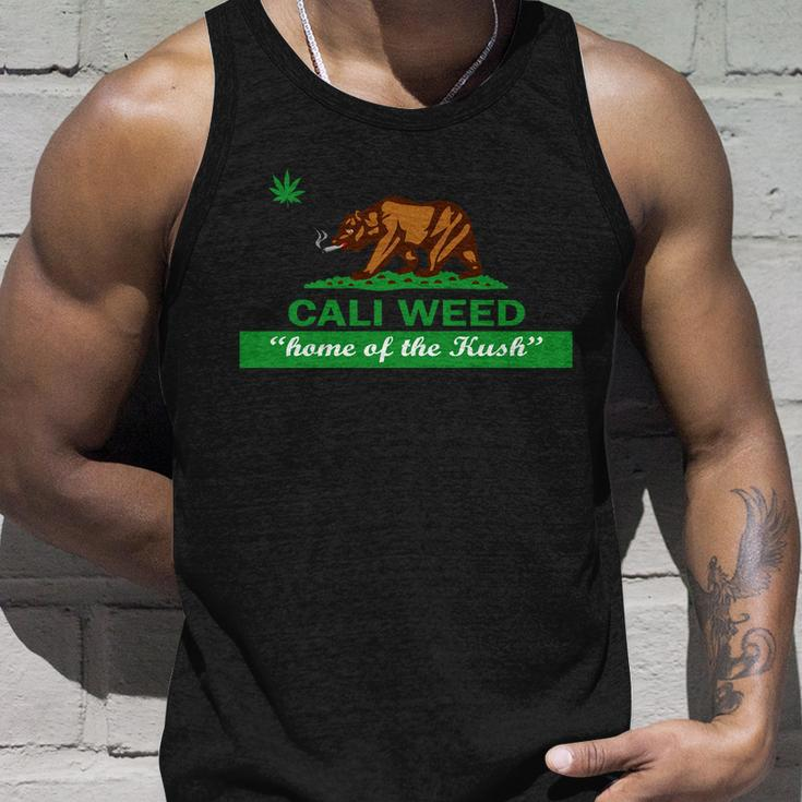 Cali Weed California Republic Flag Unisex Tank Top Gifts for Him