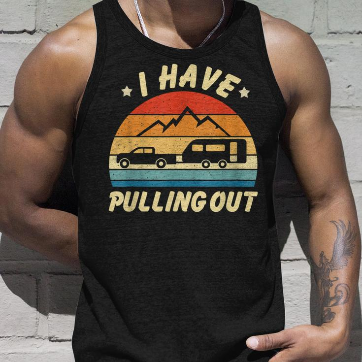 Camping I Hate Pulling Out Funny Retro Vintage Funny  Men Women Tank Top Graphic Print Unisex Gifts for Him