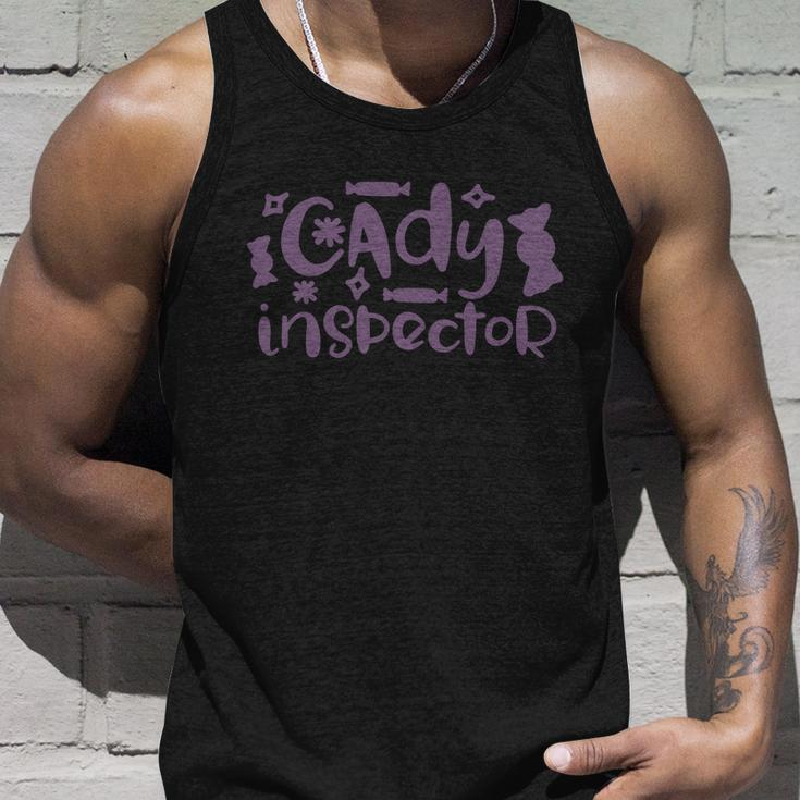 Candy Inspector Halloween Quote V2 Unisex Tank Top Gifts for Him