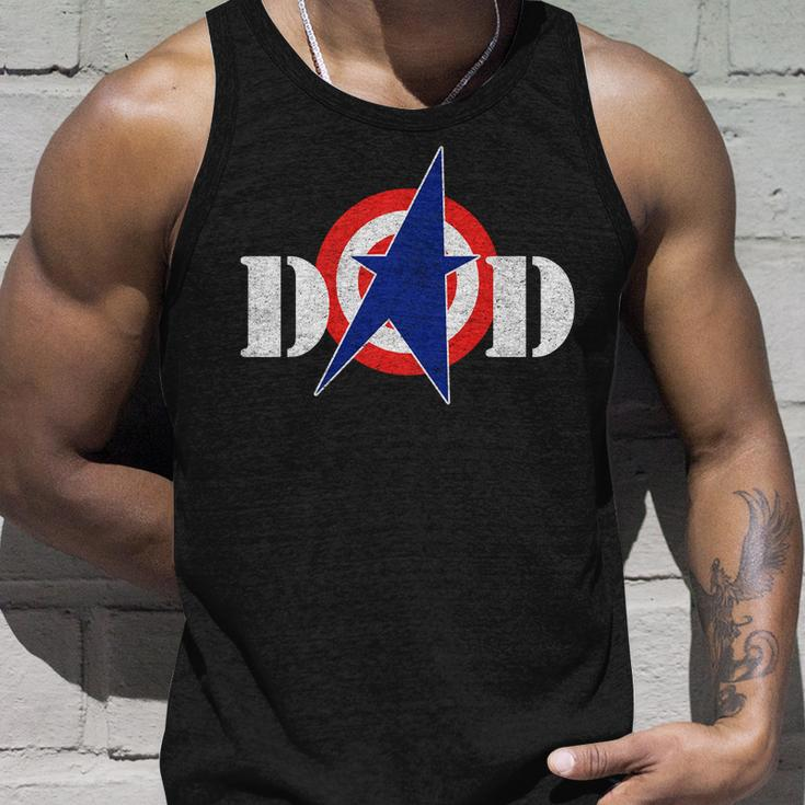 Captain Dad Tshirt Unisex Tank Top Gifts for Him