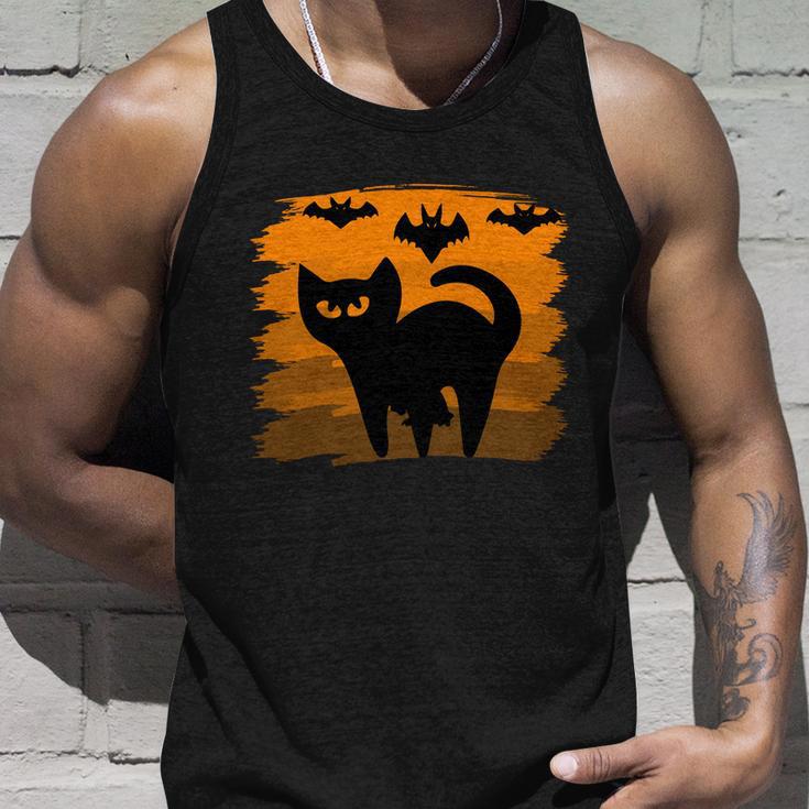 Cat Bat Funny Halloween Quote Unisex Tank Top Gifts for Him