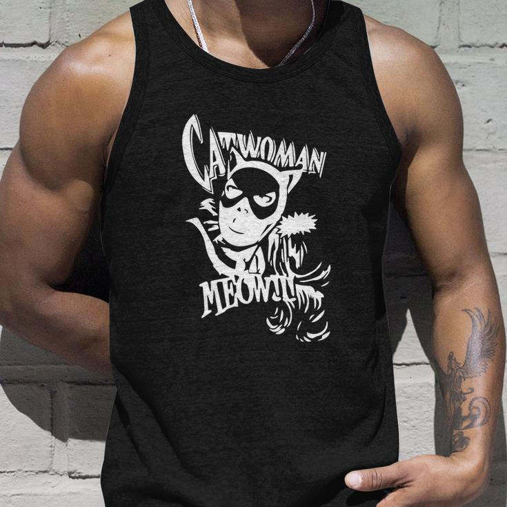 Catwoman Meow Comic Funny Unisex Tank Top Gifts for Him