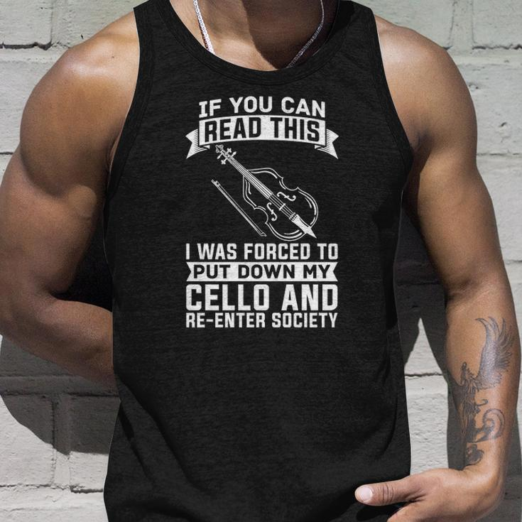 Cello Musician &8211 Orchestra Classical Music Cellist Unisex Tank Top Gifts for Him