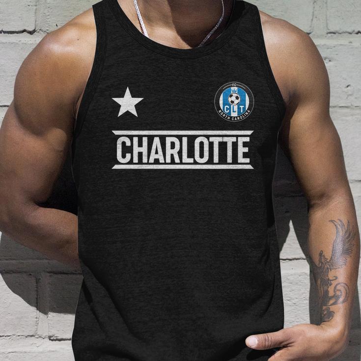 Charlotte North Carolina Soccer Jersey Unisex Tank Top Gifts for Him