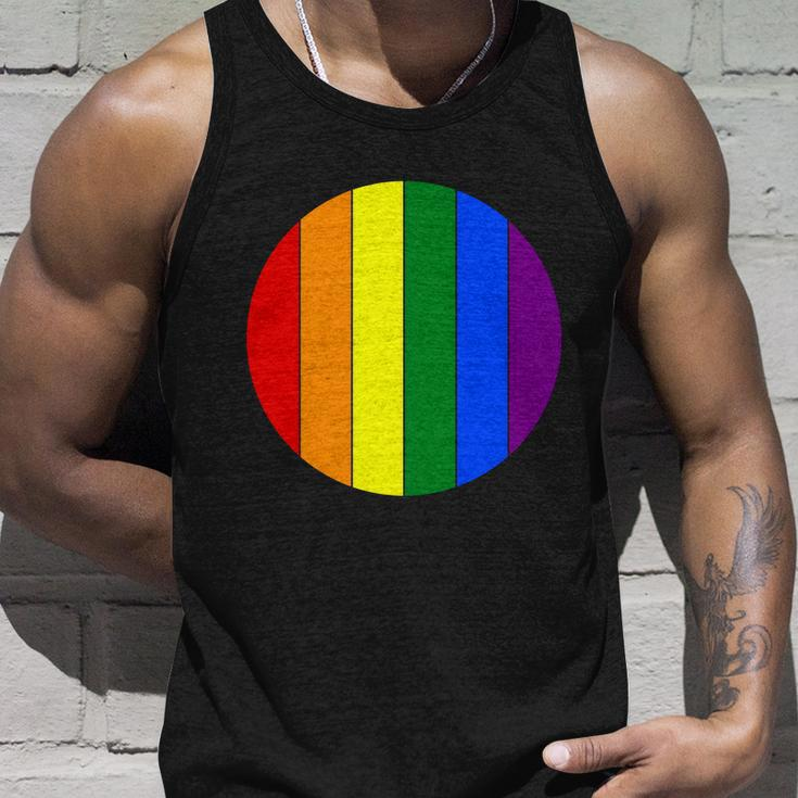 Circle Lgbt Gay Pride Lesbian Bisexual Ally Quote Unisex Tank Top Gifts for Him