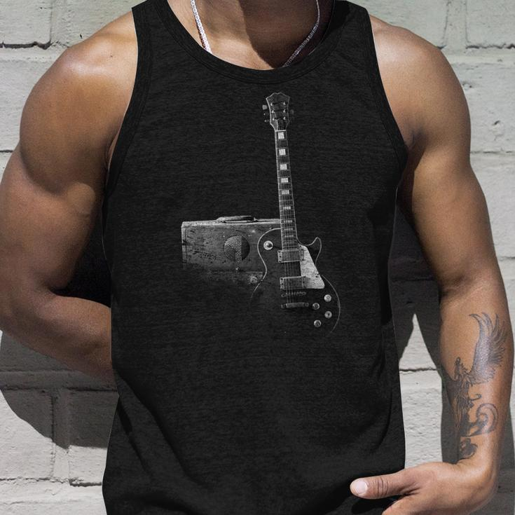 Classic Vintage Guitar And Amp Tshirt Unisex Tank Top Gifts for Him