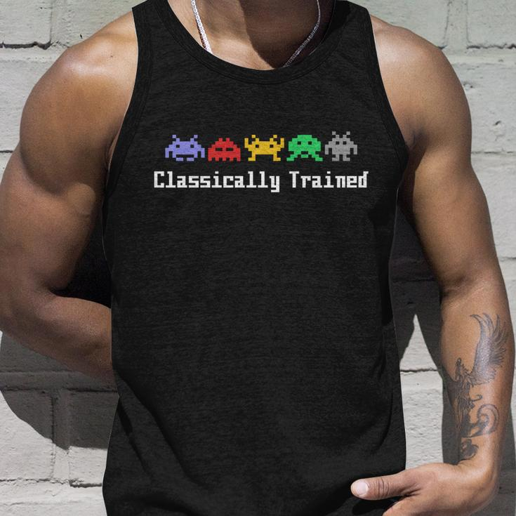 Classically Trained 80S Video Game Aliens Tshirt Unisex Tank Top Gifts for Him