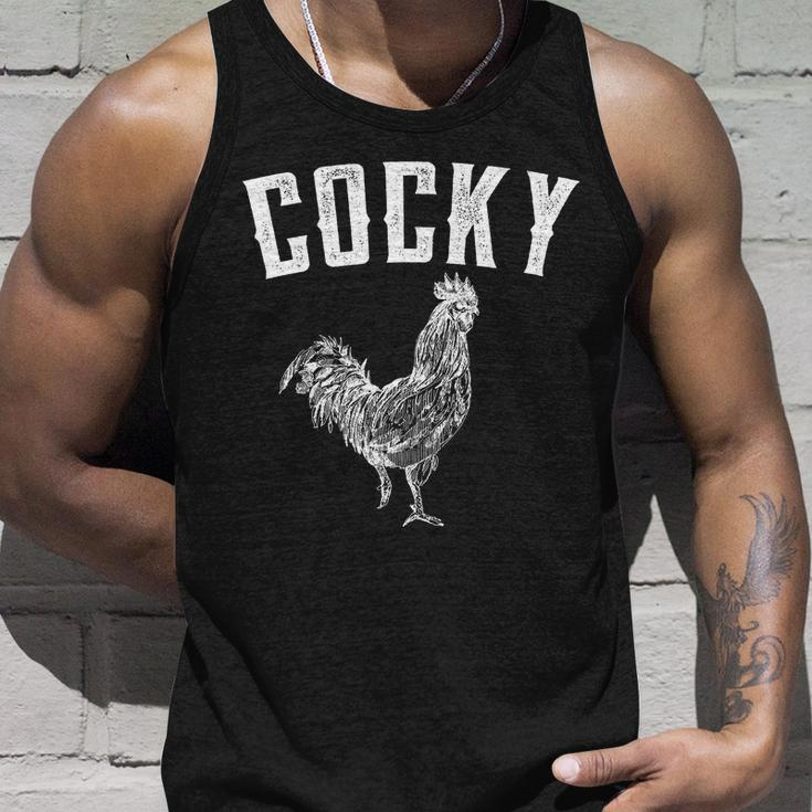 Cocky Rooster Unisex Tank Top Gifts for Him