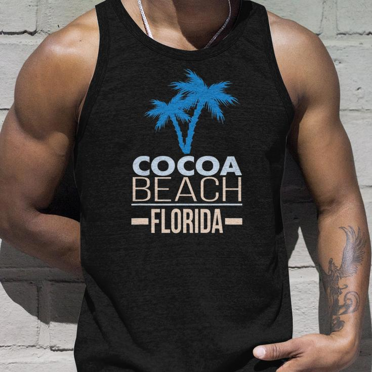 Cocoa Beach Florida Palm Tree Unisex Tank Top Gifts for Him
