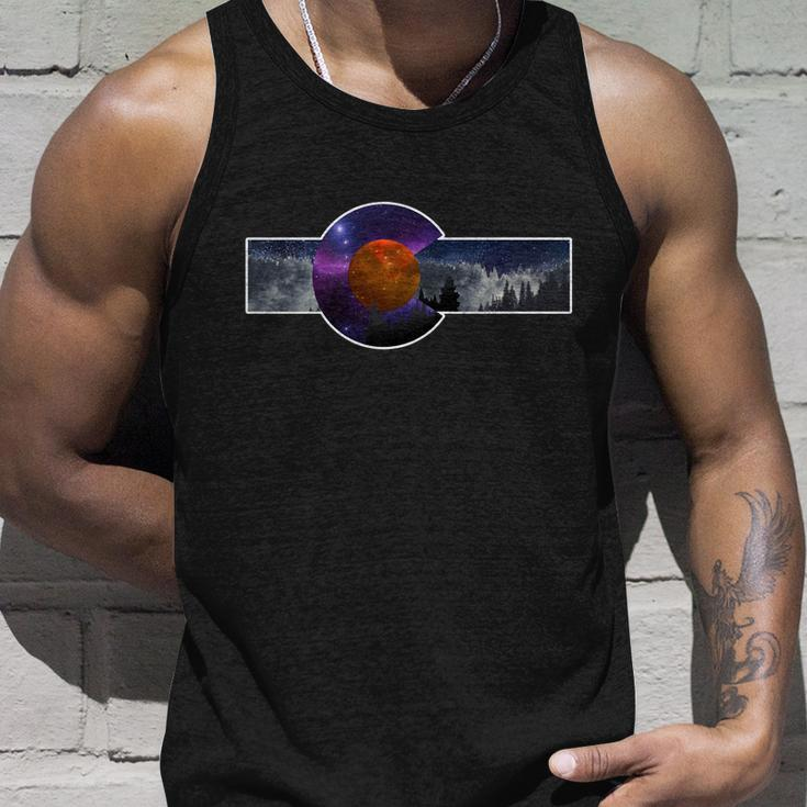 Colorado Flag Retro Mountains Wilderness Unisex Tank Top Gifts for Him