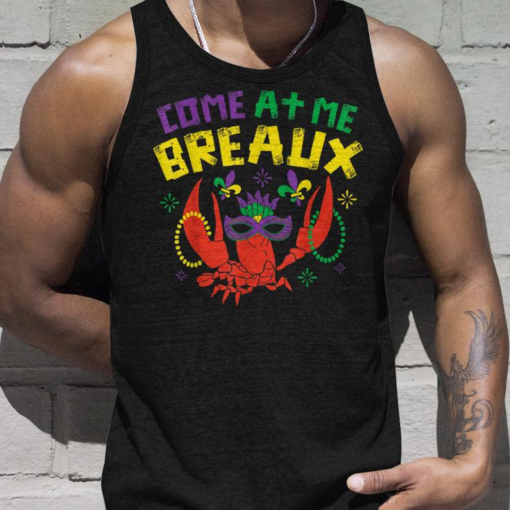 Come At Me Breaux Crawfish Beads Funny Mardi Gras Carnival Men Women Tank Top Graphic Print Unisex Gifts for Him