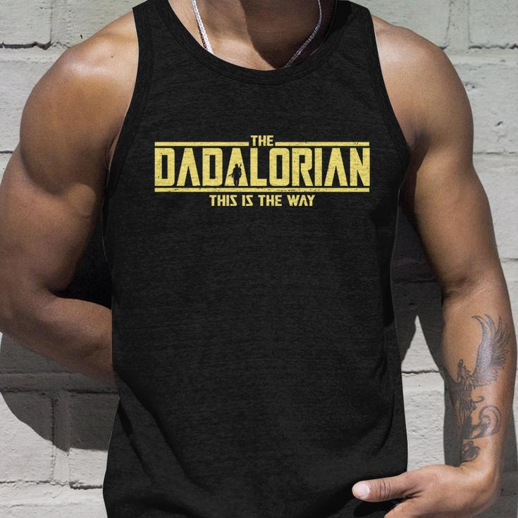 Cool The Dadalorian This Is The Way Tshirt Unisex Tank Top Gifts for Him
