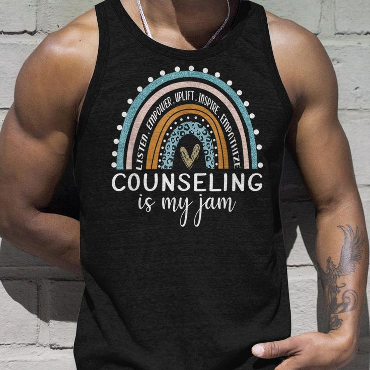 Counseling Is My Jam School Counselor Appreciation Unisex Tank Top Gifts for Him