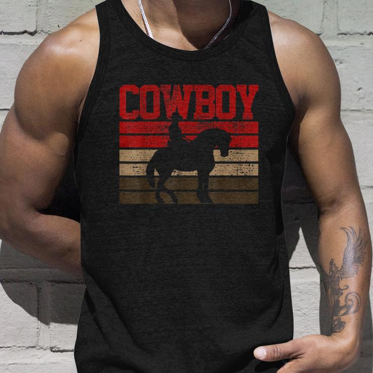 Cowboy Rodeo Horse Gift Country Unisex Tank Top Gifts for Him