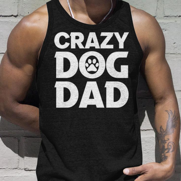 Crazy Dog Dad V2 Unisex Tank Top Gifts for Him
