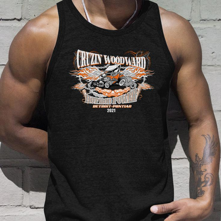 Cruising Woodward Hotrod Power Graphic Design Printed Casual Daily Basic Unisex Tank Top Gifts for Him