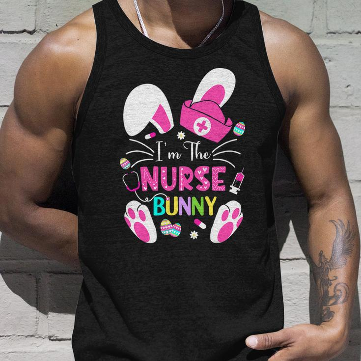 Cute Bunnies Easter Im The Nurse Nurse Life Rn Nursing Unisex Tank Top Gifts for Him
