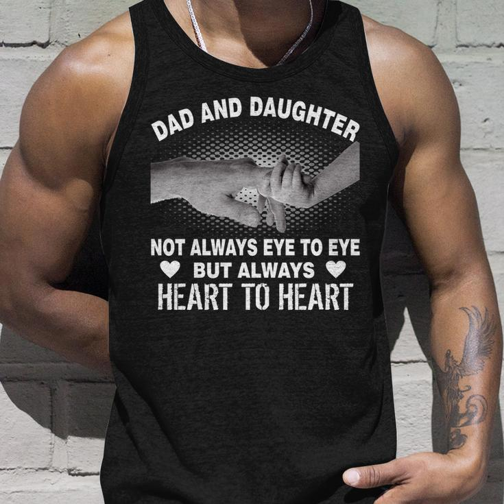 Dad And Daughter Always Heart To Heart Unisex Tank Top Gifts for Him