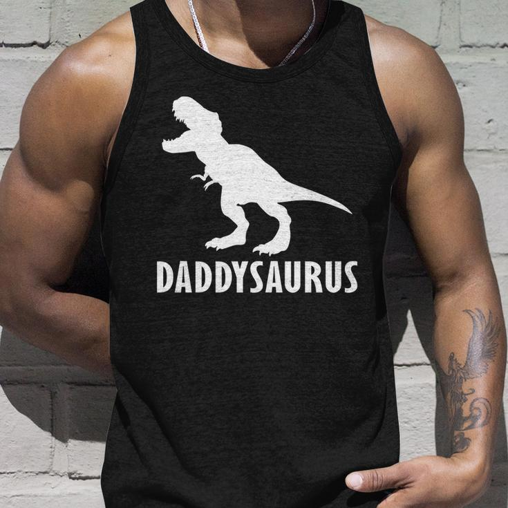 Daddysaurus Daddy Dinosaur Tshirt Unisex Tank Top Gifts for Him