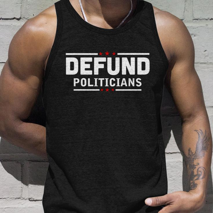 Defund Politicians Anti Government Tshirt Unisex Tank Top Gifts for Him