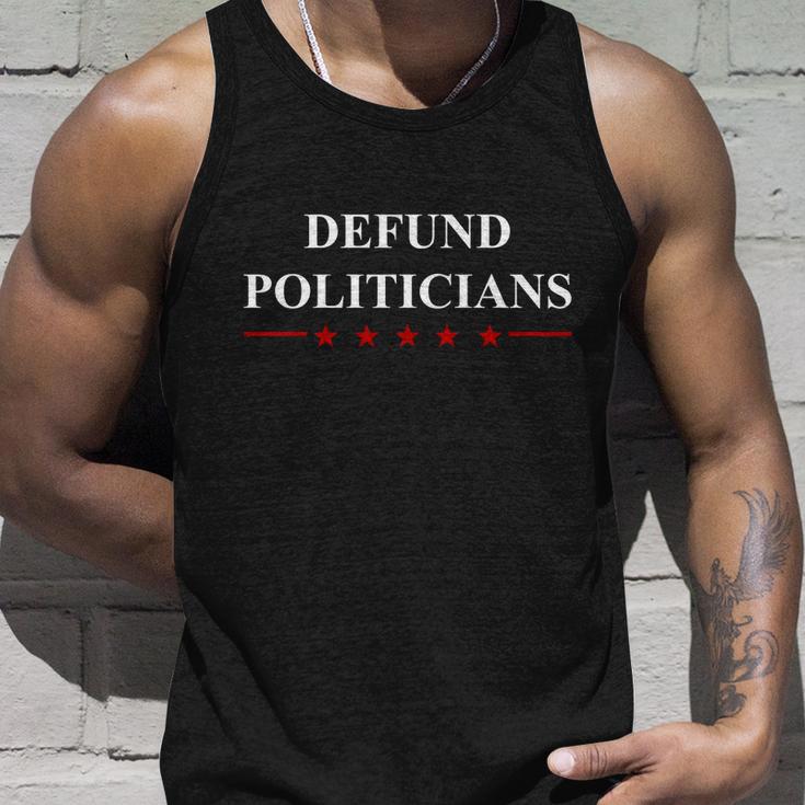 Defund Politicians Simple Logo Tshirt Unisex Tank Top Gifts for Him