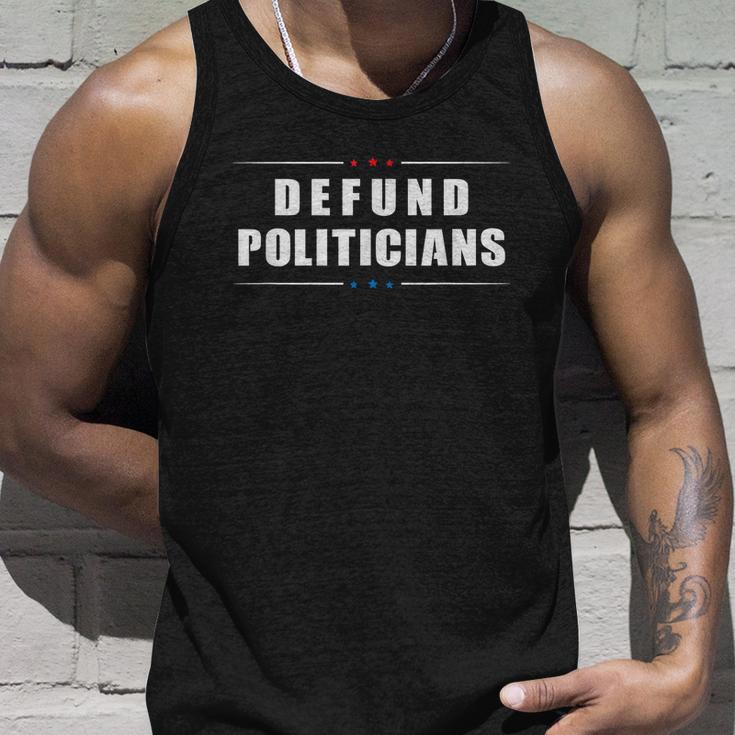 Defund Politicians V2 Unisex Tank Top Gifts for Him