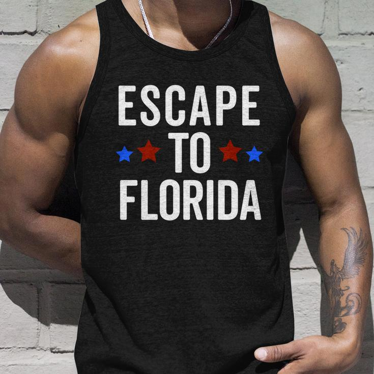Desantis Escape To Florida Cute Gift Meaningful Gift Unisex Tank Top Gifts for Him
